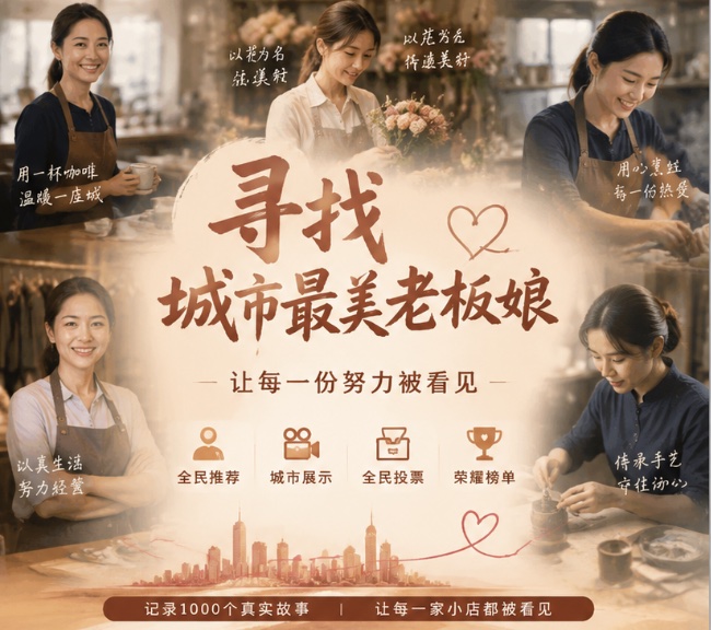 寻找城市最美老板娘计划